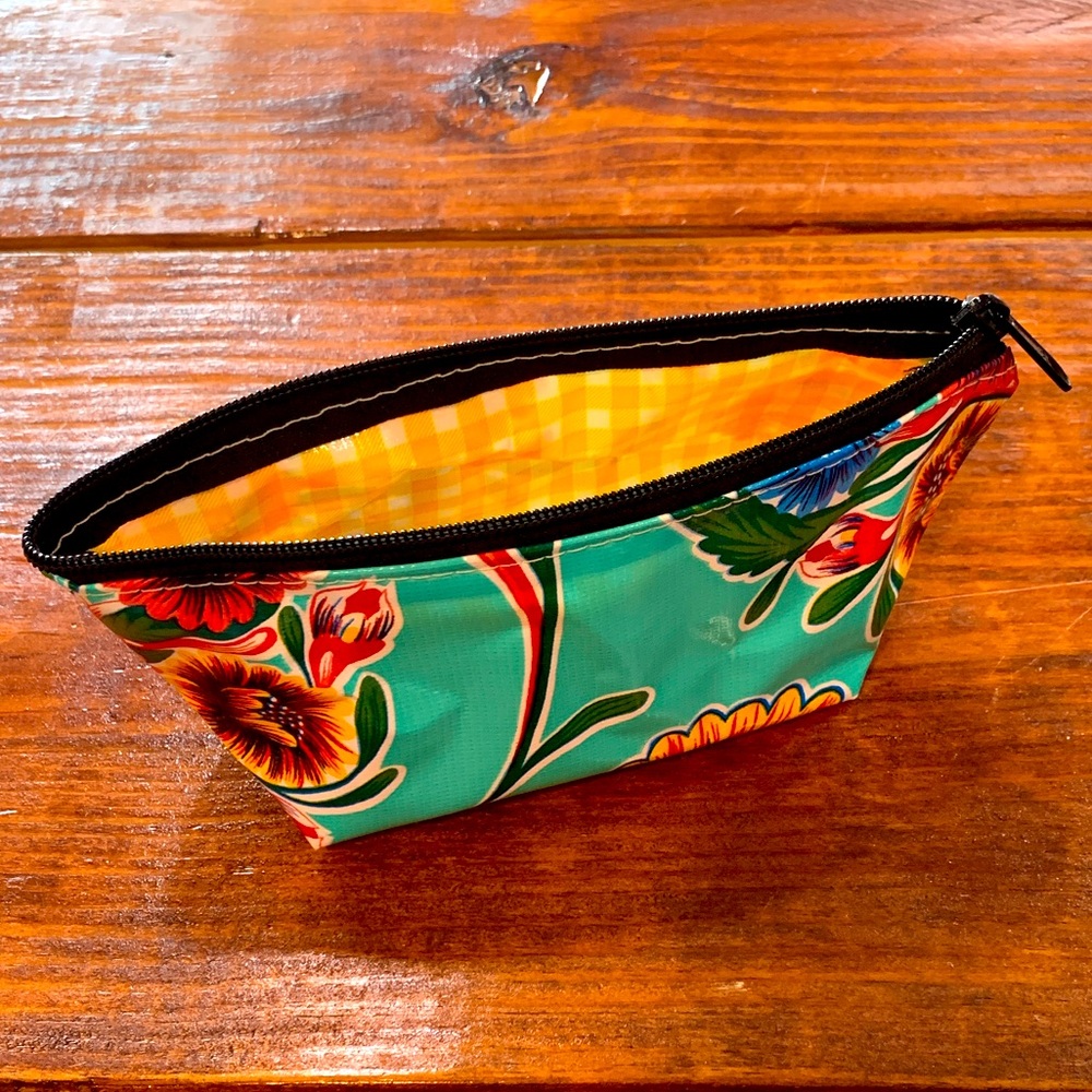 Handmade Mexican Oil Cloth Pouch